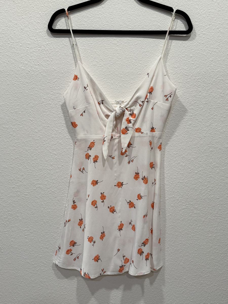 Flynn Skye Size Cream Floral Mini Dress