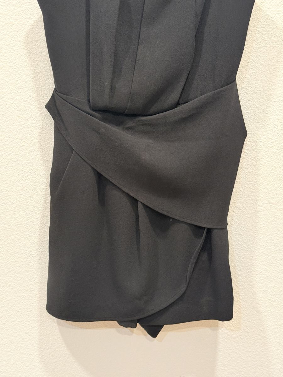 BCBGMAXAZRIA  Black Spaghetti Strap Mini Romper