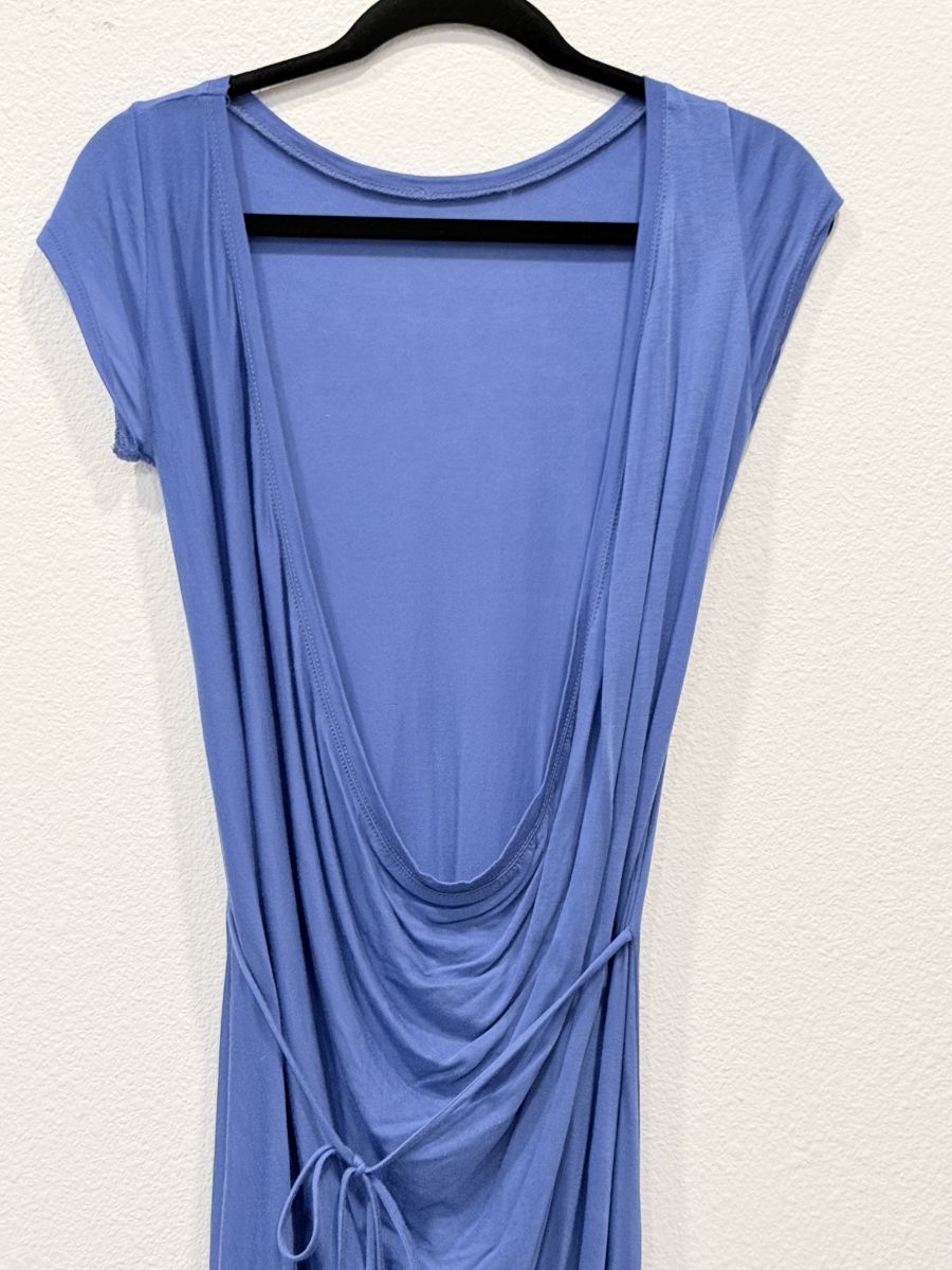 OAK Cap Sleeve Open-Back Dress