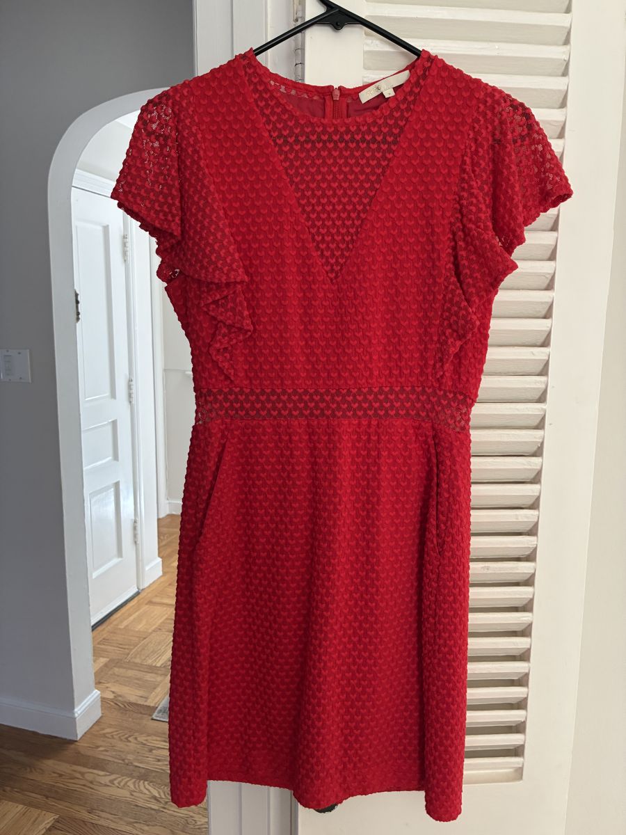 French Red Dress-Maje size 2