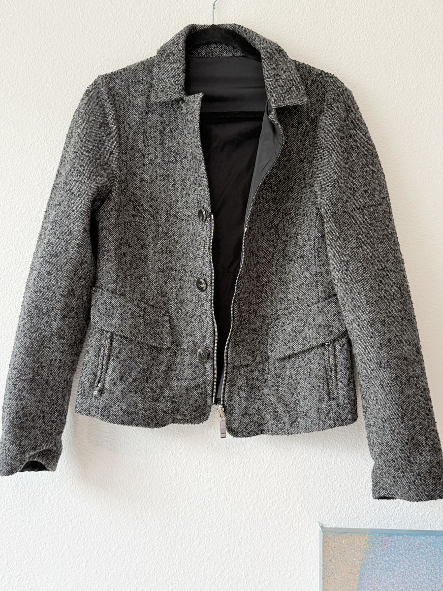 Grey double sided jacket 