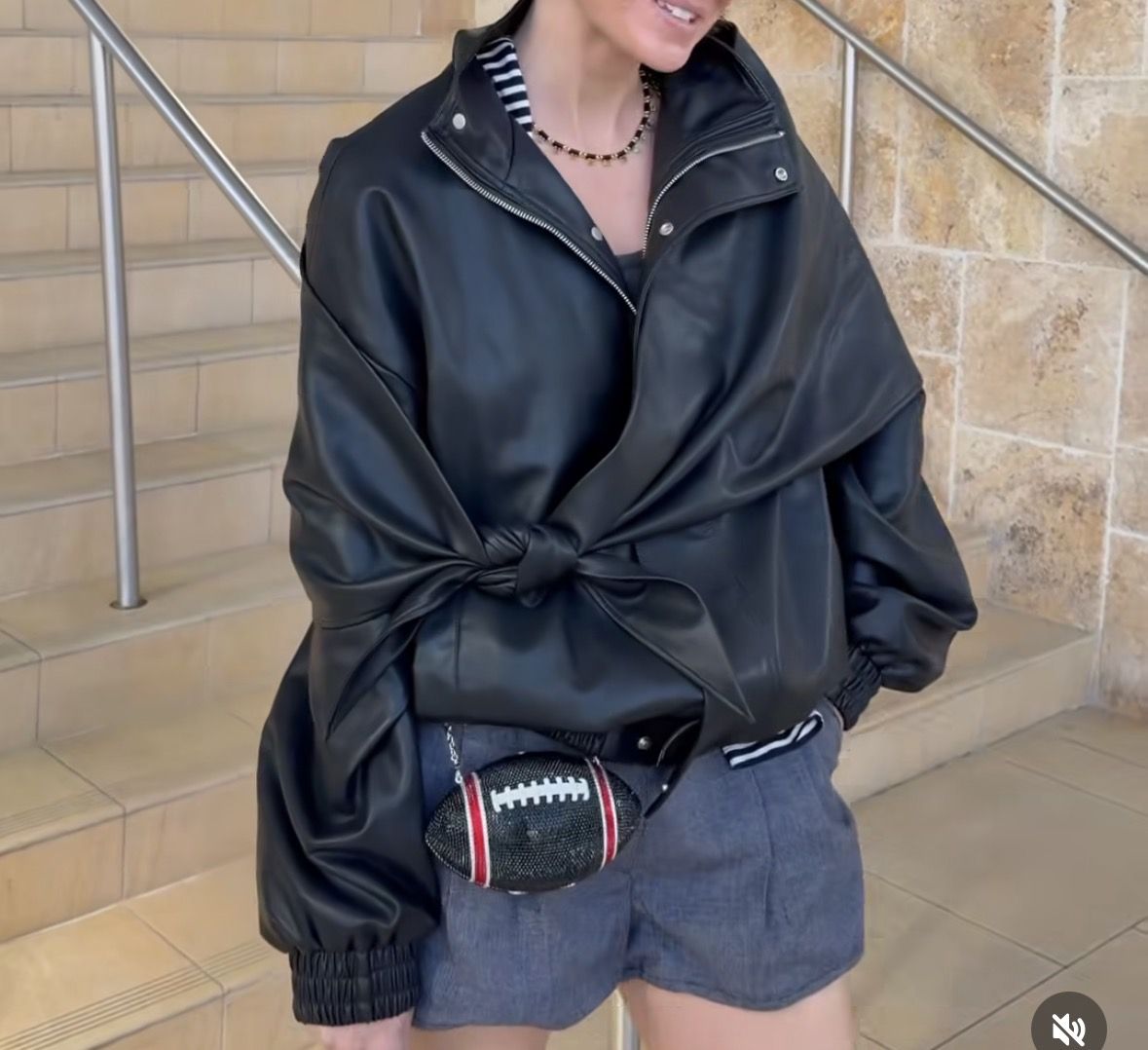 Leather jacket 