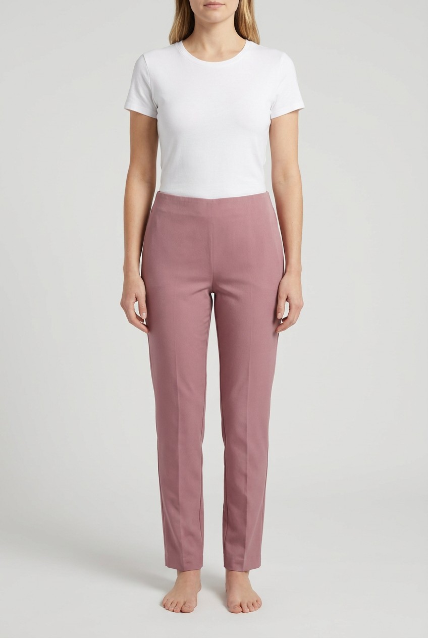 Pink Fitted Pants