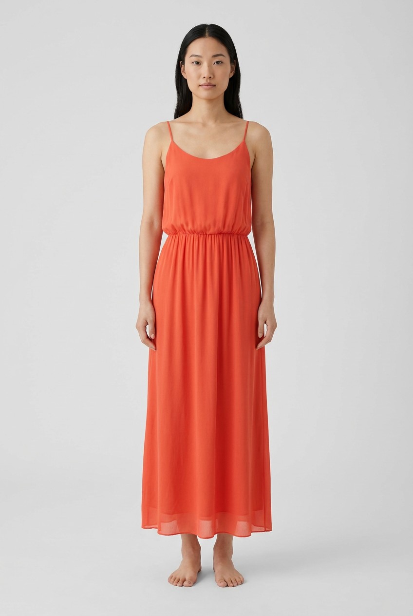 Samsøe Samsøe Hot Coral Maxi Dress